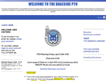 Tablet Screenshot of braesidepto.org